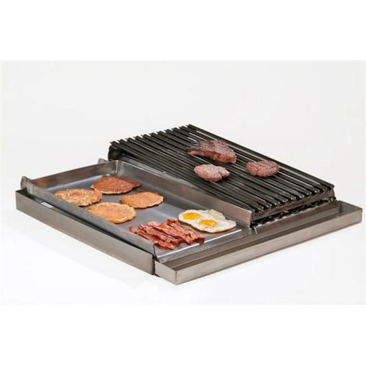 4-Burner Side-By-Side Add on Griddle Combo