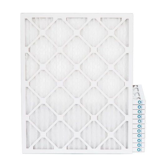 14x25x1 MERV 11 ( MPR 1000, FPR 7-8 ) Pleated 1" Air Filters for AC and Furnace. Case of 12. Exact Size: 13-1/2 x 24-1/2 x 3/4