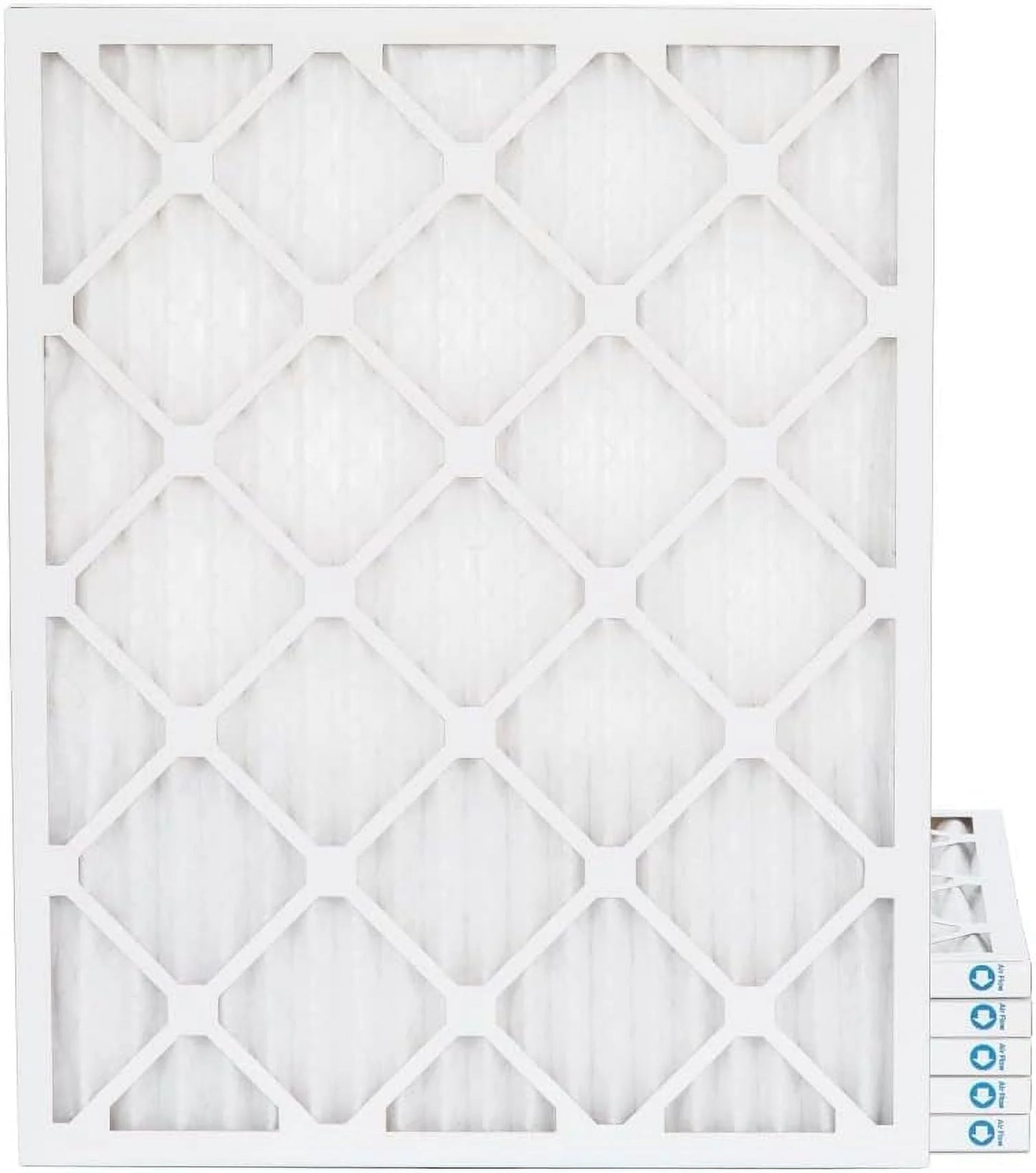 20X24x1 MERV 11, MPR 1000 Pleated Furne 1" Air Filters By Pamlico. 6 Pk. Ext Size: 19-1/2 X 23-1/2 X 3/4