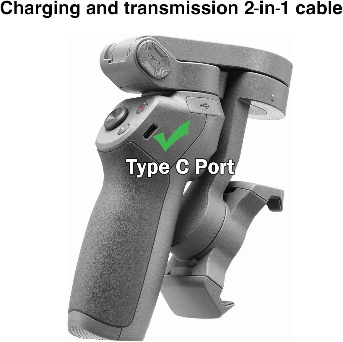 5FT USB C Gimbal Stabilizer Adapter Charger Cable for DJI OM5, OM4, OM4 SE, OM3,OSMO 5, Mobile 3, Ronin-SC, Ronin-S, RS