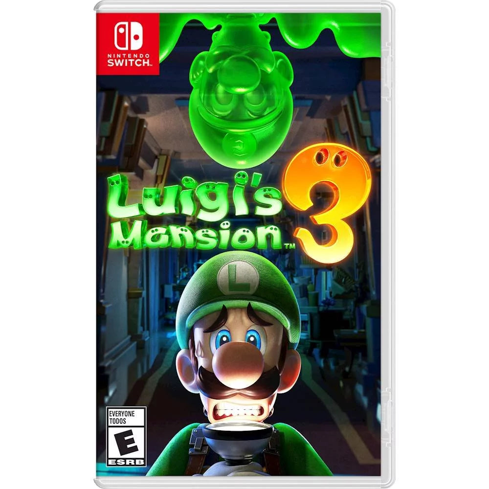 2020 New Nintendo Switch Animal Crossing: New Horizons Edition Bundle with Luigi's Mansion 3 NS Game Disc and Mytrix NS Tempered Glass Display Protector - 2020 New Limited Console!