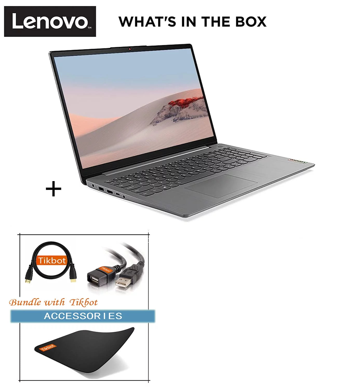 2021 IdeaPad 3 Portable computer 15.6" FHD IPS Monitor Display, i5-1135G7 (>i7-1065G7), Iris Xe Graphics, Wi-Fi 6, Camera, Type-C, Fingerprint, w/Accessories (20GB RAM | 1TB PCIe SSD)