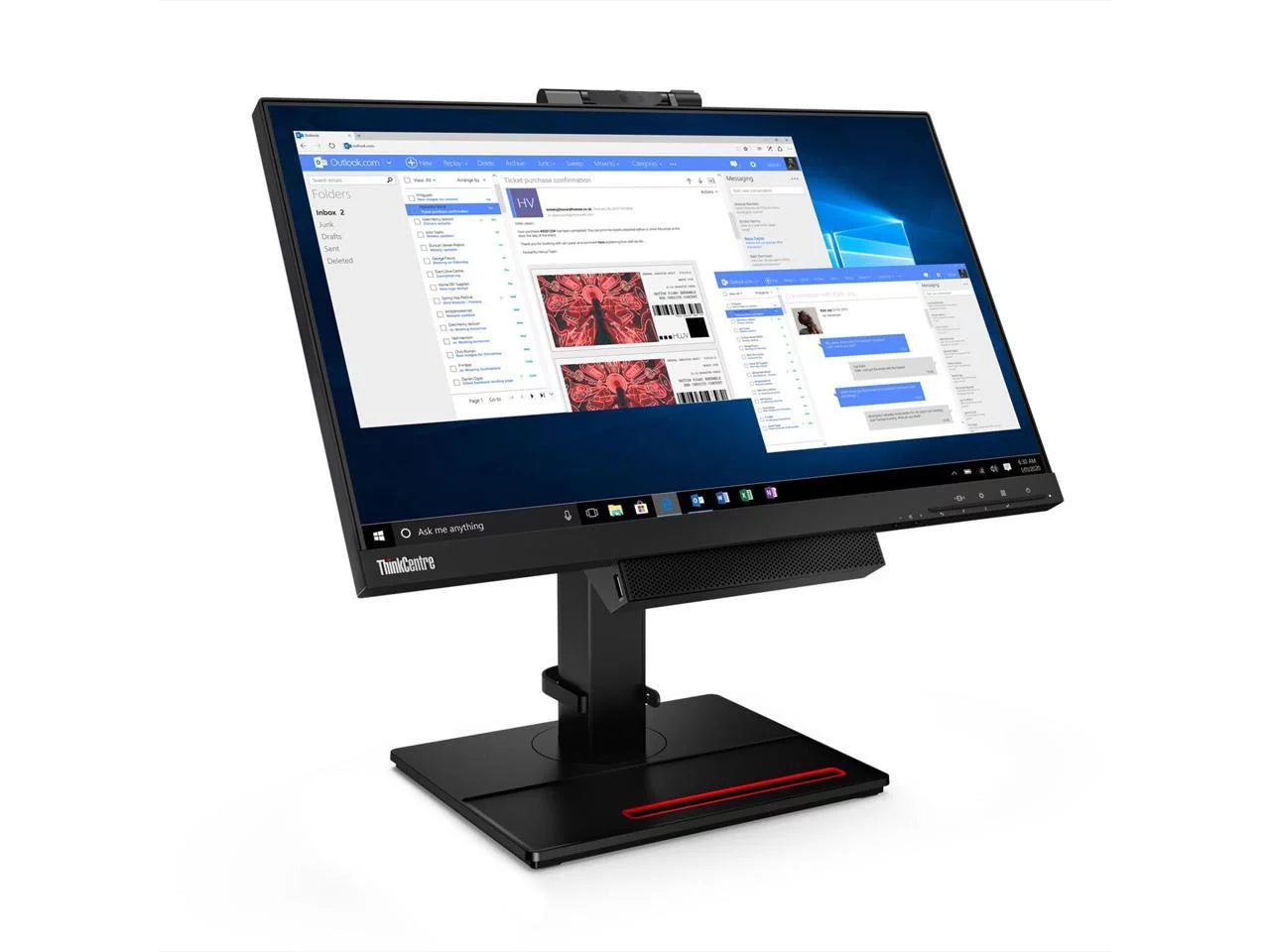 21.5" 60 Hz IPS FHD IPS Monitor 4 ms (Extreme mode) / 6 ms (Typical mode) / 14 ms (Off mode) 1920 x 1080 Flat Panel ThinkCentre Tiny-In-One 22 Gen 4 11GSPAR1US