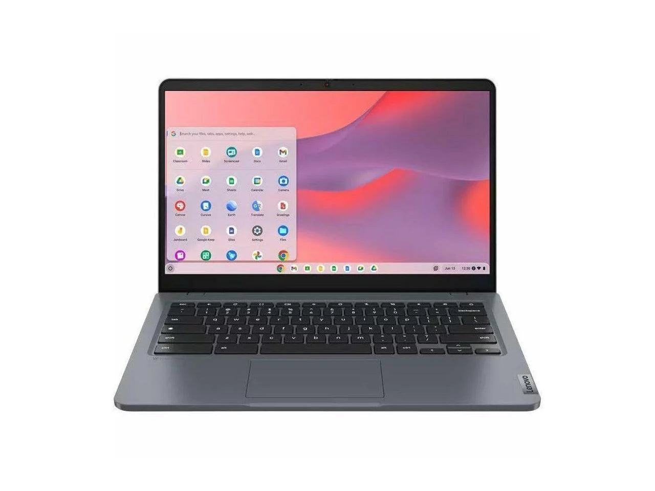 14e Chromebook Gen 3 82W60001US 14" Display Chromebook - Full HD - 1920 x 1080 - N200 Quad-core (4 Core) - 8 GB Total RAM - 8 GB On-board Memory - 128 GB Flash Memory - Storm Gra