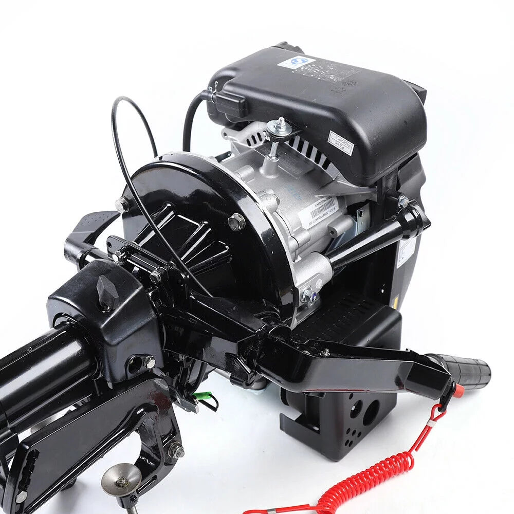 6 4-Stroke Heavy Duty Outboard Motor Fishing Boat Engine Air Cooling System