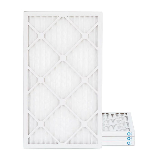 14x24x1 MERV 11 ( MPR 1000, FPR 7-8 ) Pleated 1" Air Filters for AC and Furnace. 4 PACK. Exact Size: 13-1/2 x 23-1/2 x 3/4