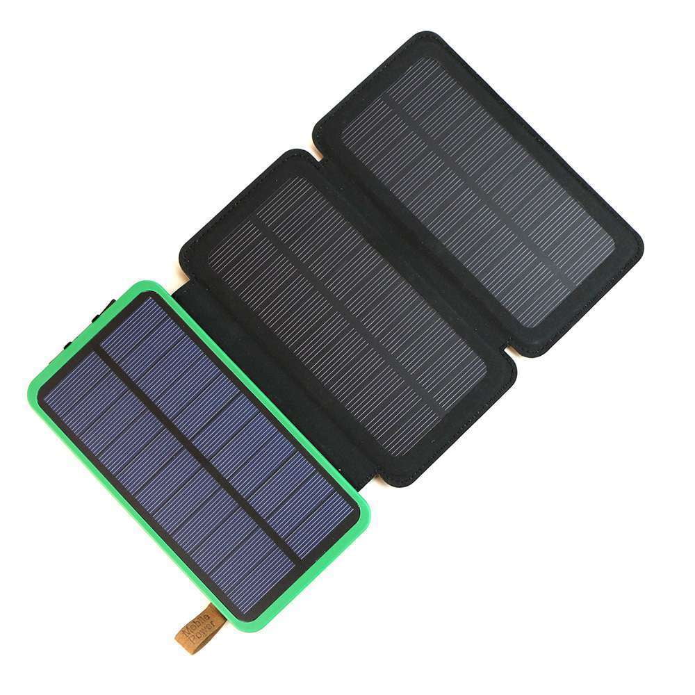 500000mAh Solar Panel External Battery Charger Power Bank For Cell Phone Tablets