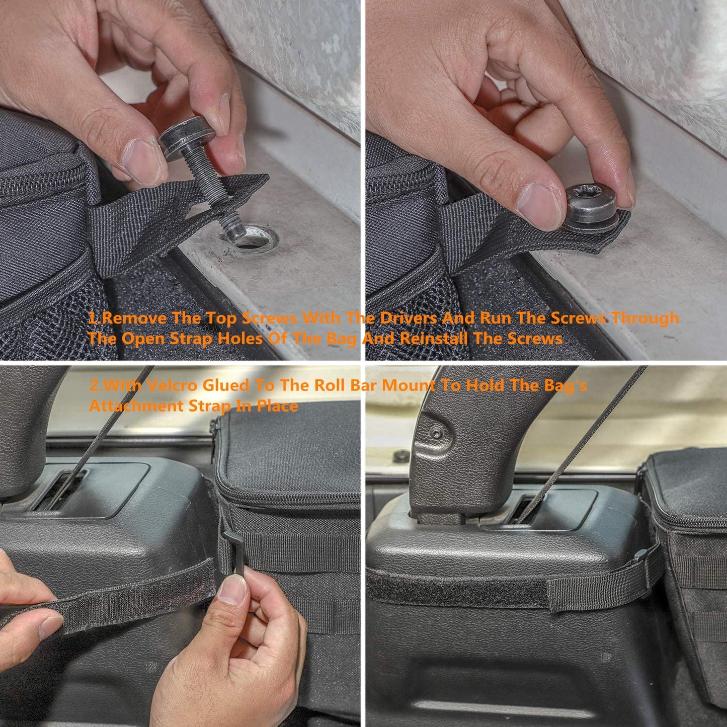 2024 Trunk Bag Rear Tool Organizer Pocket for Jeep JL 4 Doors 2018-2024 Stowing Tidying Interior Accessories