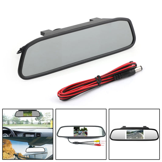 4.3" TFT LCD NTSC PAL Mirror 4.3inch Car Monitor Night Vision Parking Assist