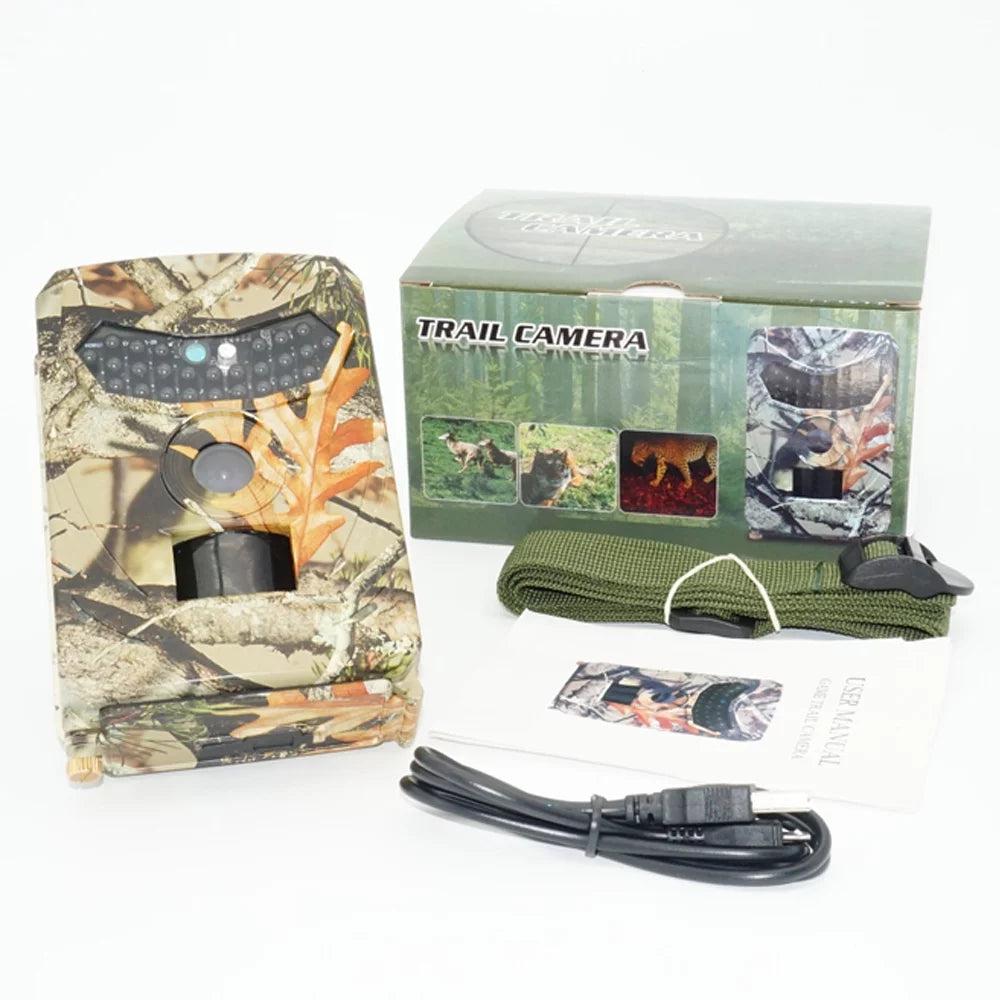 1080P 12MP Digital Fluid Trail Camera Infrared Night Vision Cam or Wildlife Monitoring and Farm