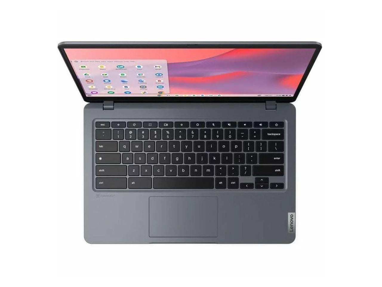 14e Chromebook Gen 3 82W60001US 14" Display Chromebook - Full HD - 1920 x 1080 - N200 Quad-core (4 Core) - 8 GB Total RAM - 8 GB On-board Memory - 128 GB Flash Memory - Storm Gra