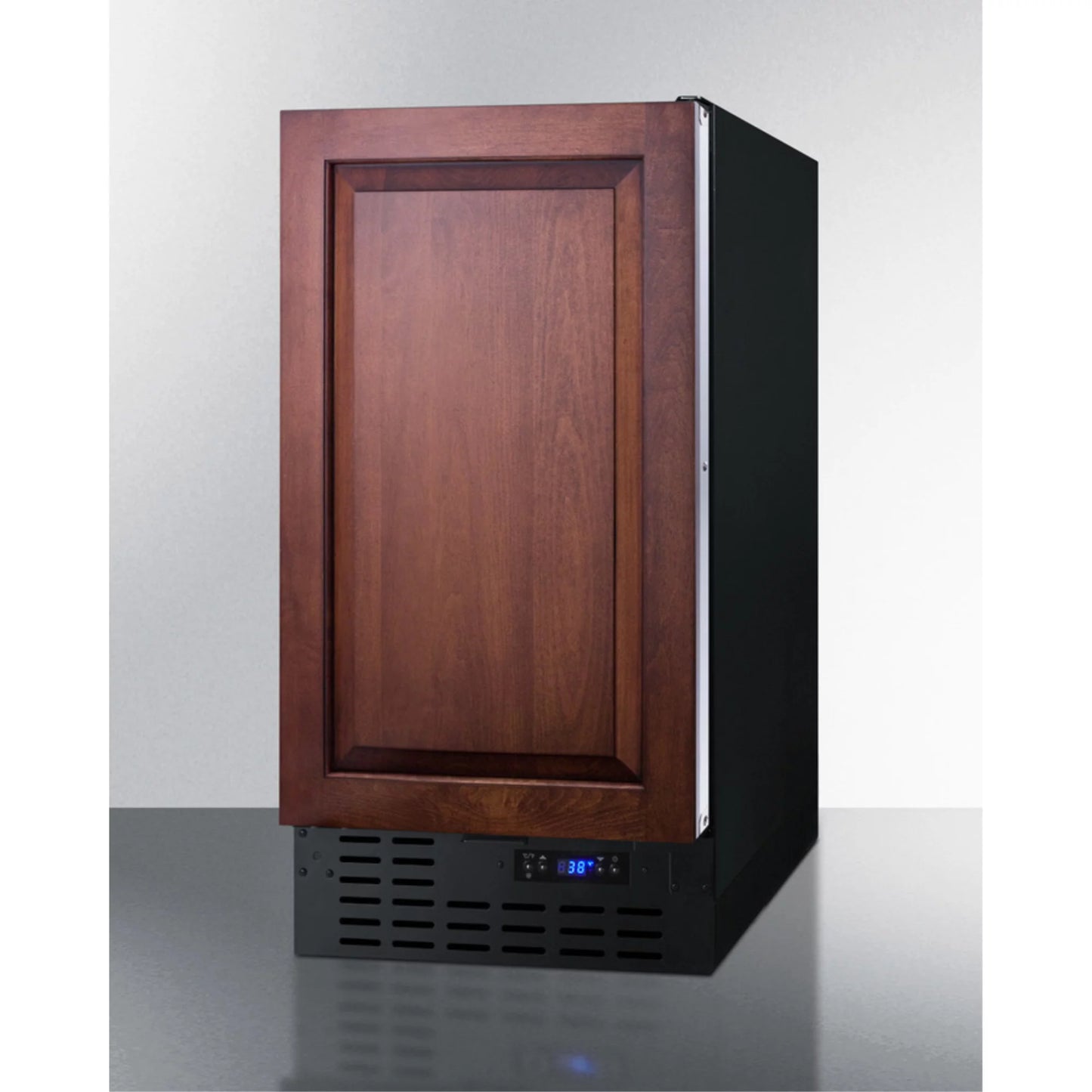 18" wide ADA compliant built-in undercounter all-refrigerator with a panel-ready door, digital thermostat and front lock