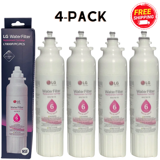 4-Pack LT800P Replacement Refrigerator Fluid Filter Fits 469490 46-9490 ADQ73613401 Factory New, Sealed