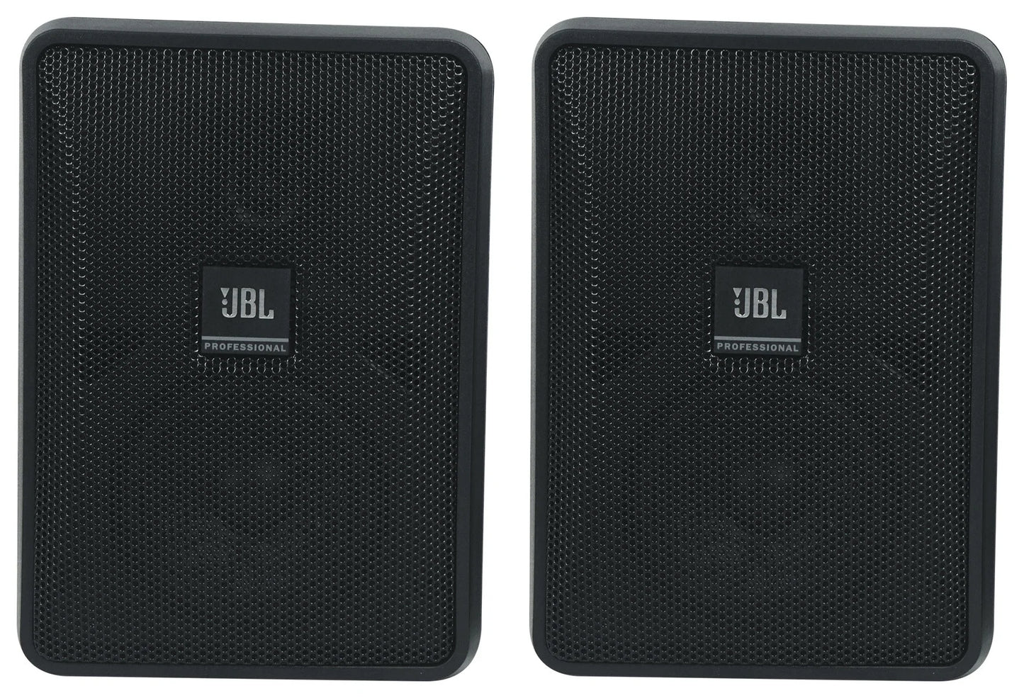 (8) JBL Control 23-1 Black 3" Indoor/Outdoor 70v Commercial Wall Speakers + Amp