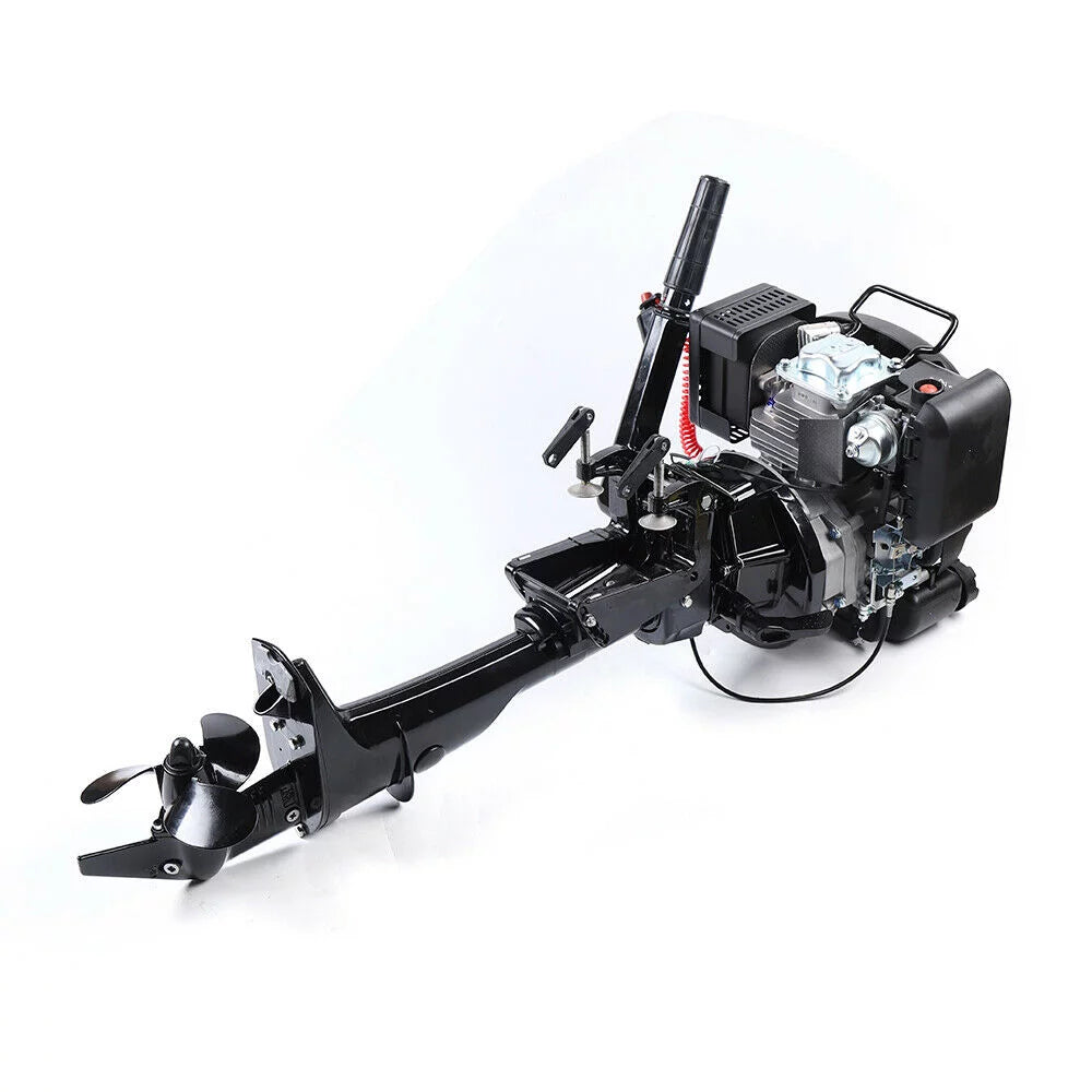 6 4-Stroke Heavy Duty Outboard Motor Fishing Boat Engine Air Cooling System