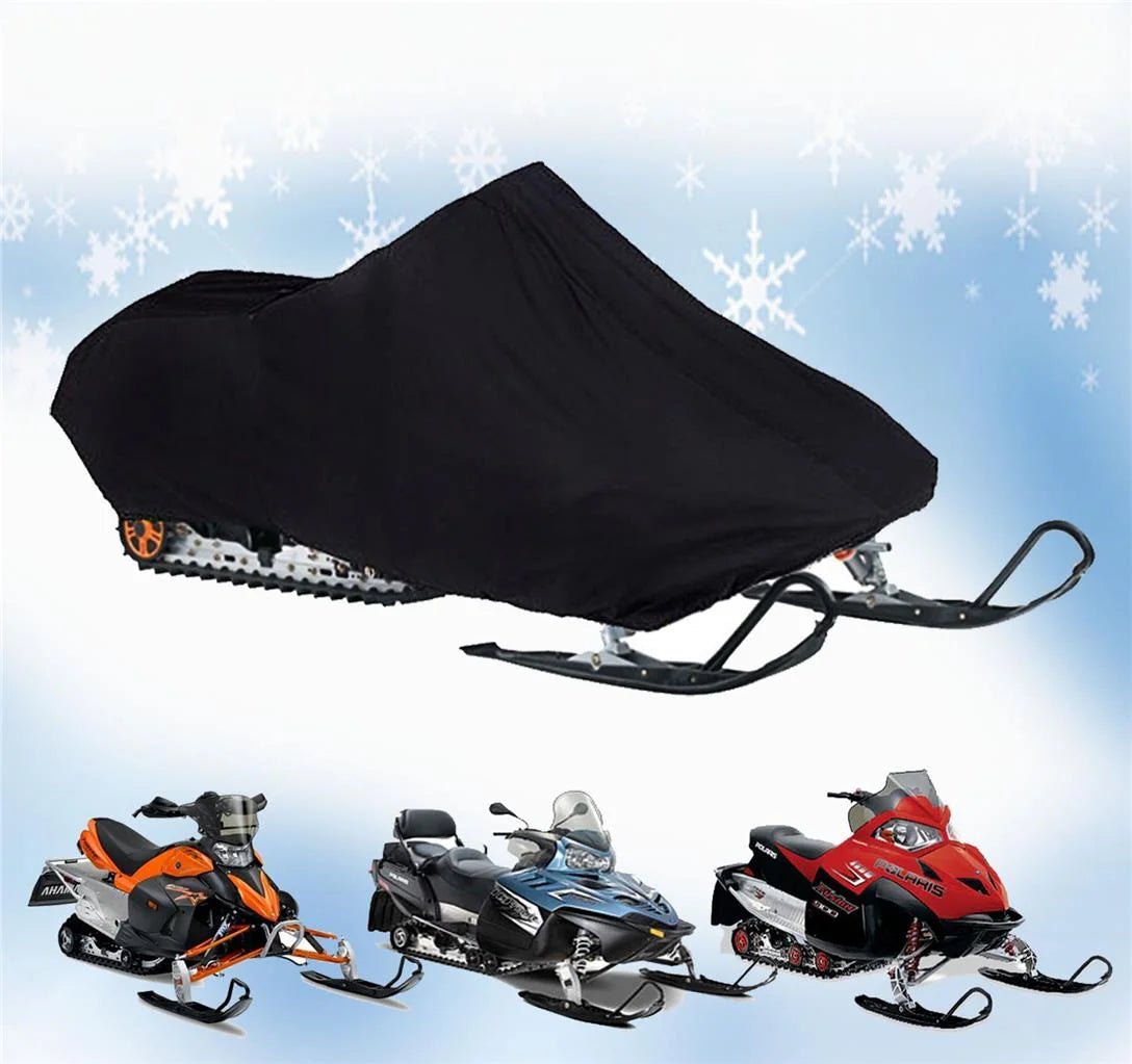 200 Denier Storage Snowmobile Cover Compatible for the 2004-2006 Ski Doo Bombardier Model GSX SPORT Snowmachine Sled. All Black.