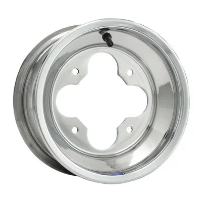 4/144 Douglas A5 Wheel 10X5 3.0 + 2.0 Polished Aluminum for Kawasaki BRUTE FORCE 300 2012-2018