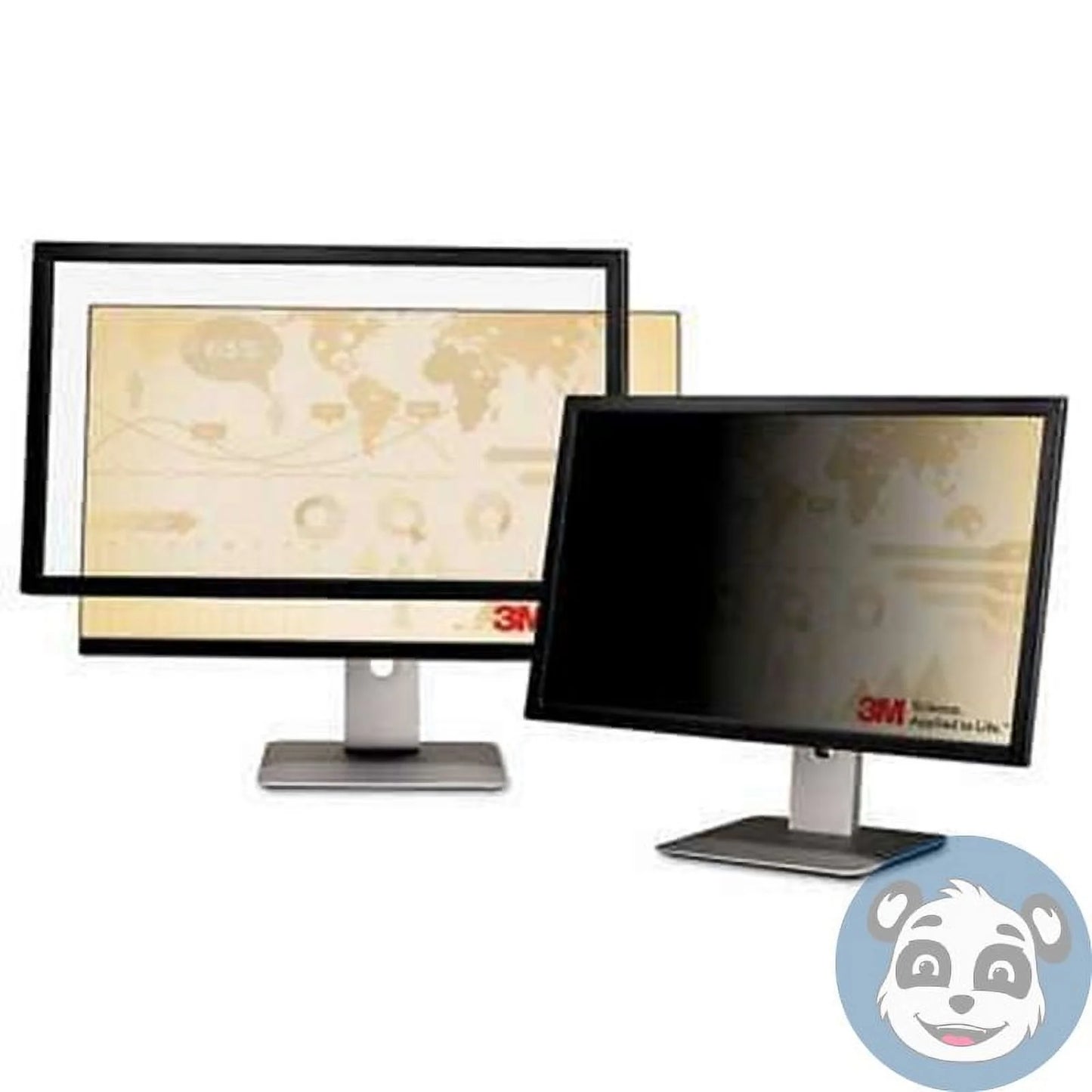 3M PF220W1B - Black Privacy Filter, Matte, Glossy, For 22-in. Monitor Monitor