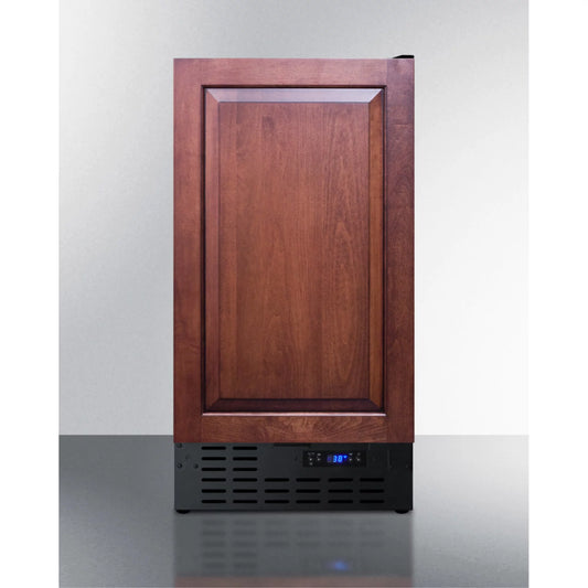 18" wide ADA compliant built-in undercounter all-refrigerator with a panel-ready door, digital thermostat and front lock