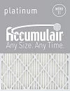 30x30x1 (Actual Size) Accumulair Platinum 1-Inch Filter (APR 1550)