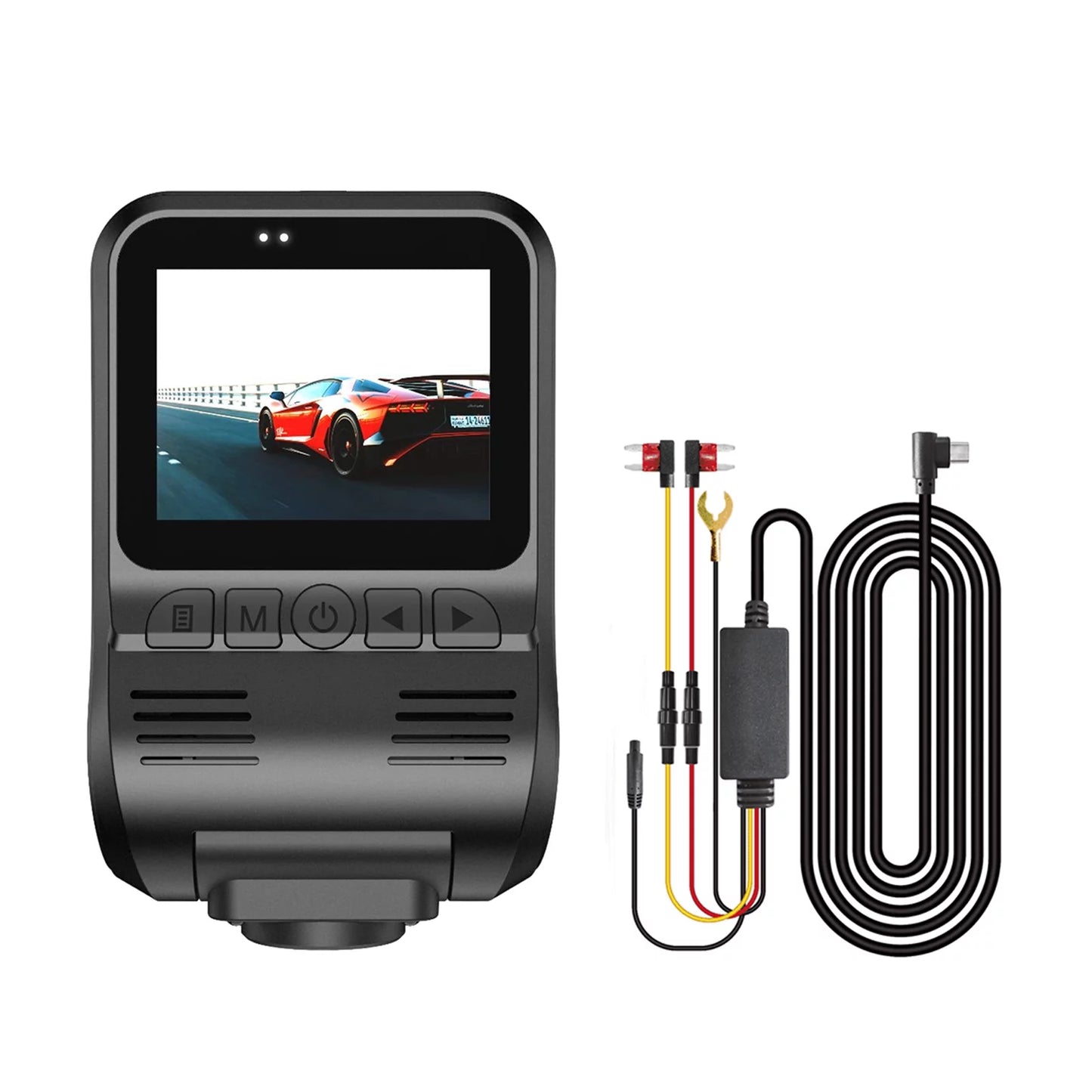 1080P Front and 720P Rear Dash Cam - Dual Camera Driving Recorder with Hidden Camera - Loop Recording, Multiple Exposure, and Shake Resistance - Enhanced Car Safety