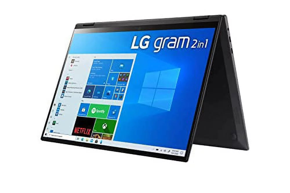 2023 Gram 16" 2-in-1 Ultralight Notebook WQXGA IPS Touch EVO i7-1360P 32GB RAM 2TB(1TBx2) NVMe SSD Iris Xe Graphics WiFi AX Backlit Fingerprint Fullday Battery Windows 10 Pro w/Pen and RE USB