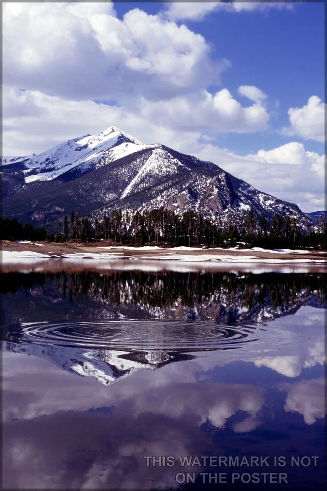 24"x36" Gallery Poster, rocky mountains colorado