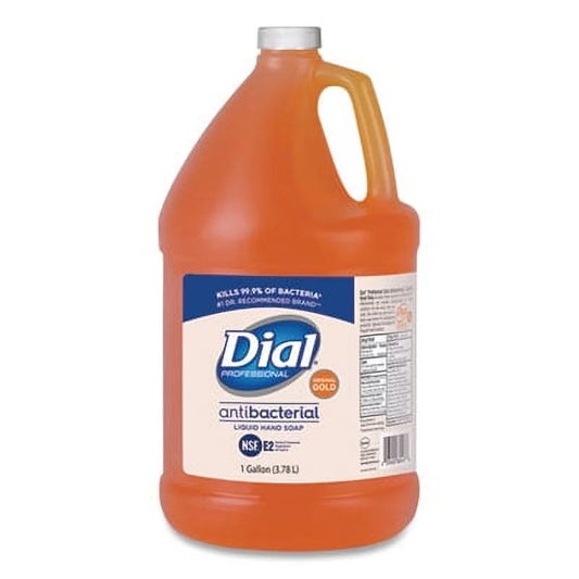 1Pc Dial Professional Gold Antibacterial Liquid Hand Soap, Floral, 1 gal, 4/Carton (88047CT)G7