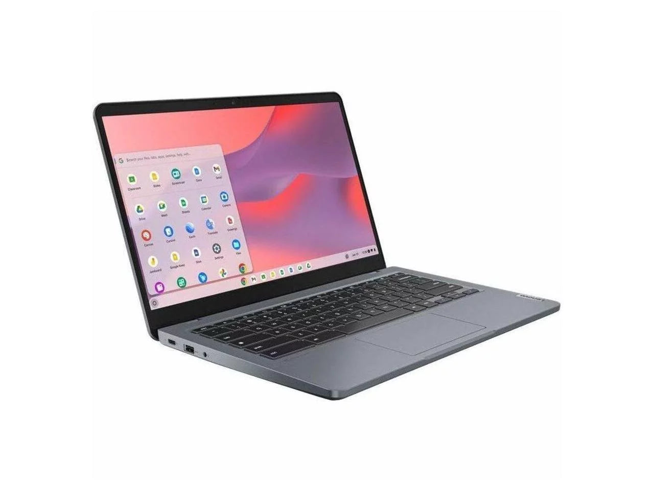 14e Chromebook Gen 3 82W60001US 14" Display Chromebook - Full HD - 1920 x 1080 - N200 Quad-core (4 Core) - 8 GB Total RAM - 8 GB On-board Memory - 128 GB Flash Memory - Storm Gra