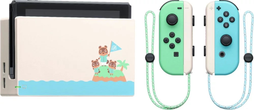 2020 New Nintendo Switch Animal Crossing: New Horizons Edition Bundle with Luigi's Mansion 3 NS Game Disc and Mytrix NS Tempered Glass Display Protector - 2020 New Limited Console!