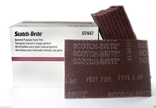 3M 07447 Scotch-Brite General Purpose Hand Pads (10 Pads)