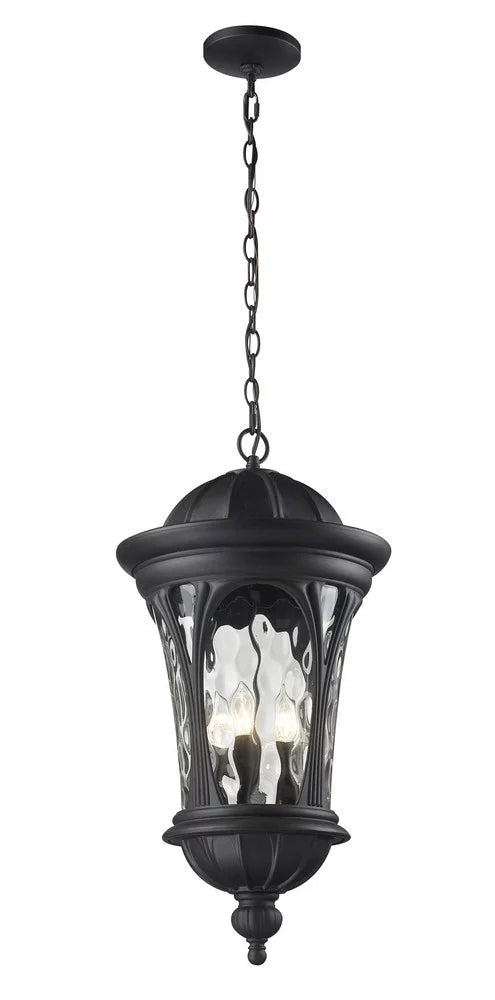 5 Light Outdoor Chain Mount Lantern in Gothic Style 14 inches Wide By 28 inches High Bailey Street Home 372-Bel-1176862