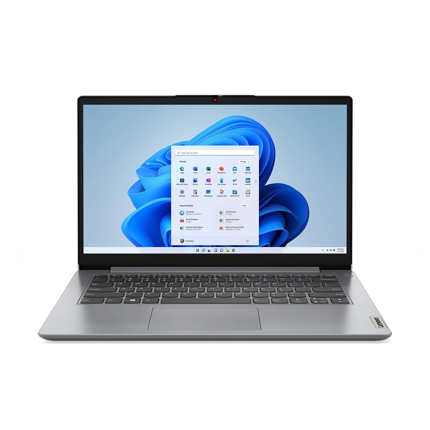 2022 Newest Ideapad 1i Notebook 14 inch HD Display, Quad-Core Processor, 4GB RAM, 256GB Storage, Wi-Fi 6, Bluetooth, Cloud Grey, Windows 11 Home in S Mode