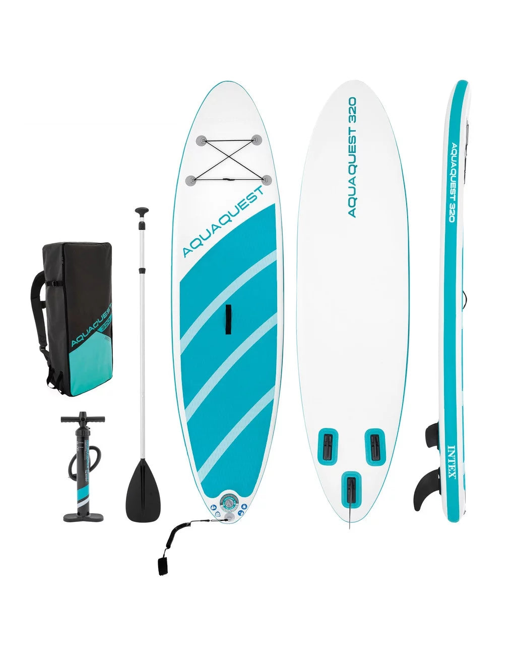 10' 6" AquaQuest 320 Inflatable Paddle Board