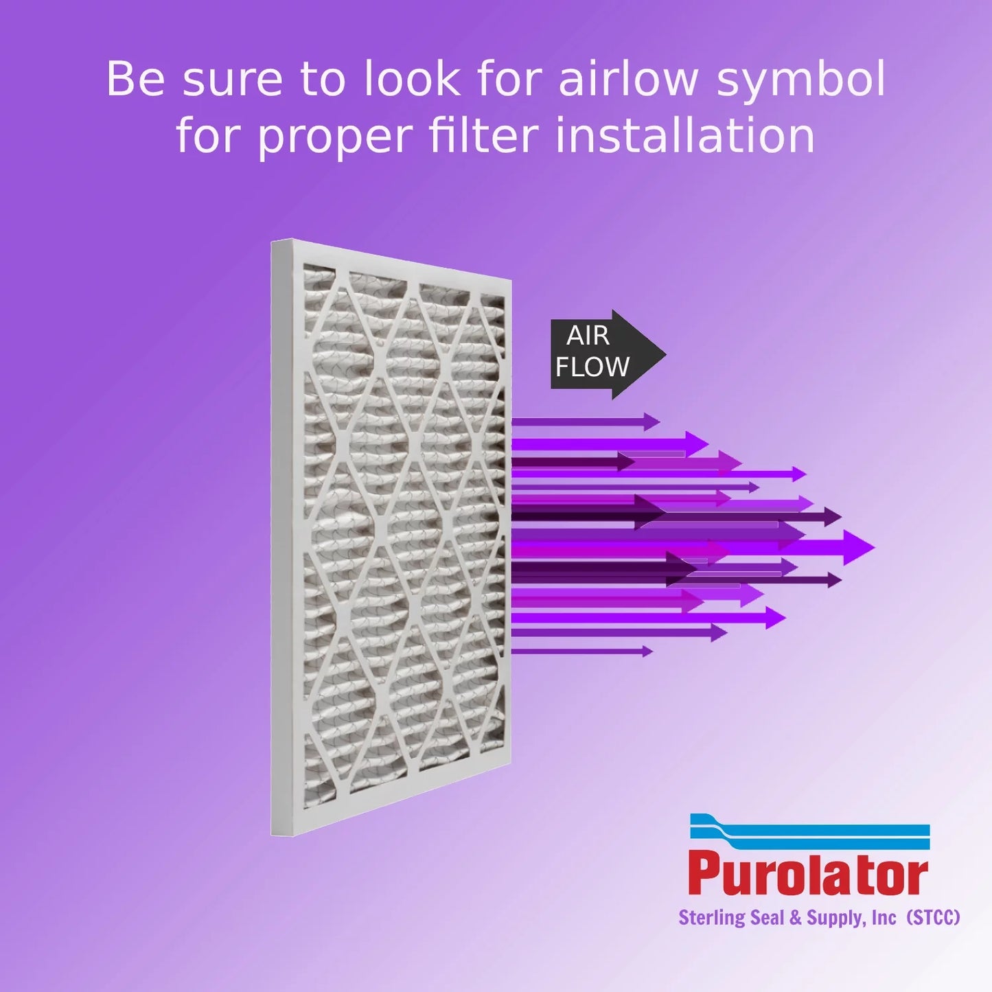 18x22x1, Purolator DMK80 Extended Surface Pleated Air Filter, Mechanical MERV 8, (6 Pack)