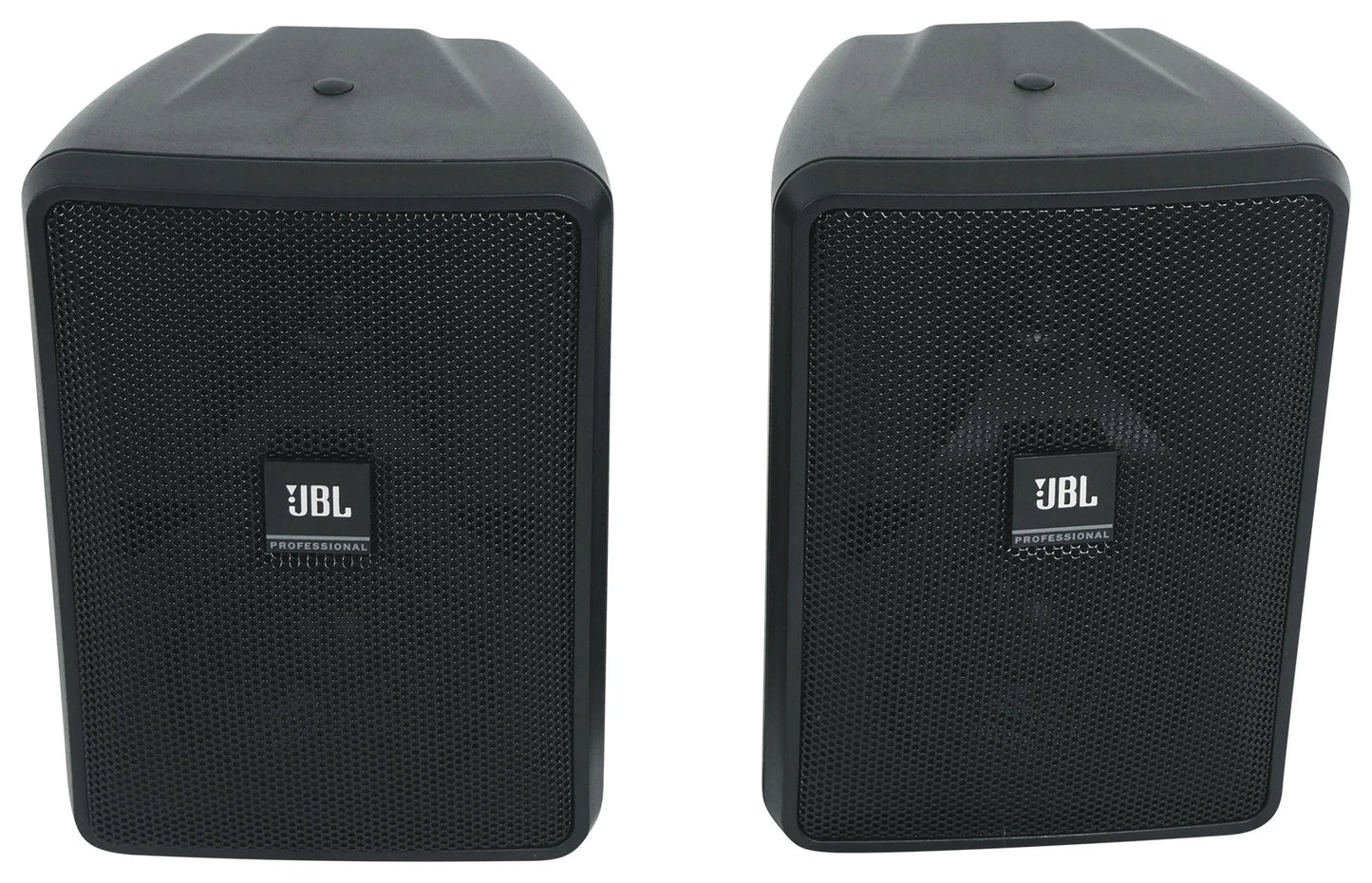 (8) JBL Control 23-1 Black 3" Indoor/Outdoor 70v Commercial Wall Speakers + Amp