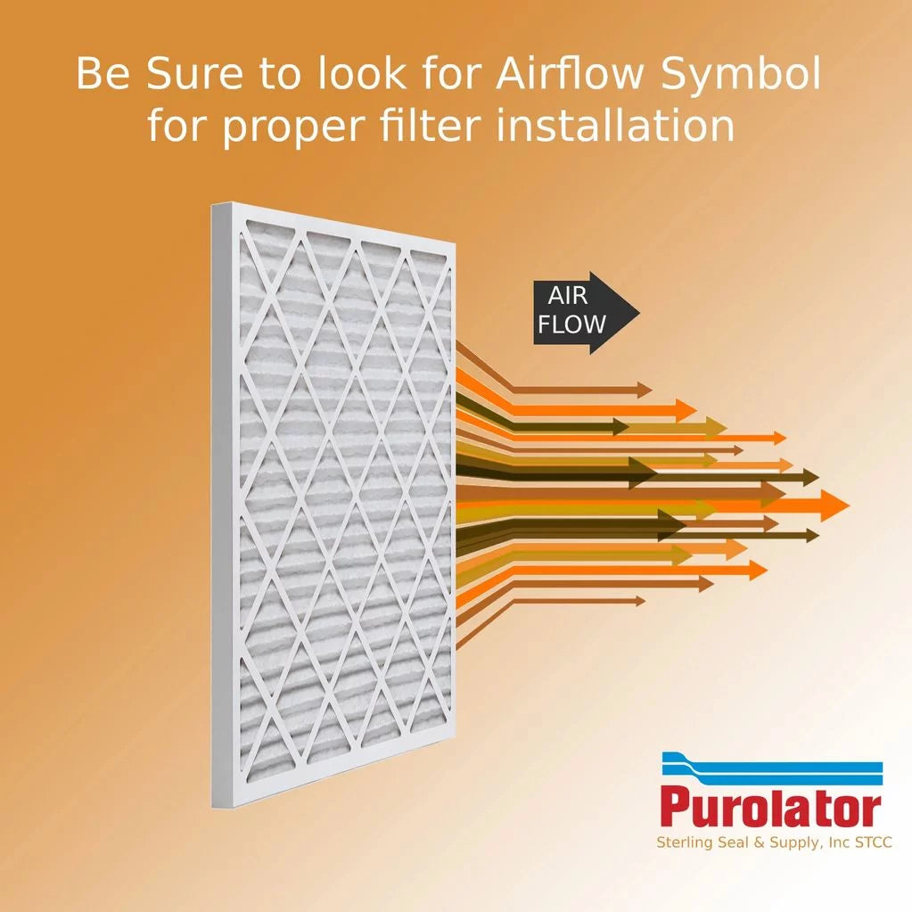 14x20x2 Key Pleat Purolator Air Filter - MERV 8 (6 Pack)