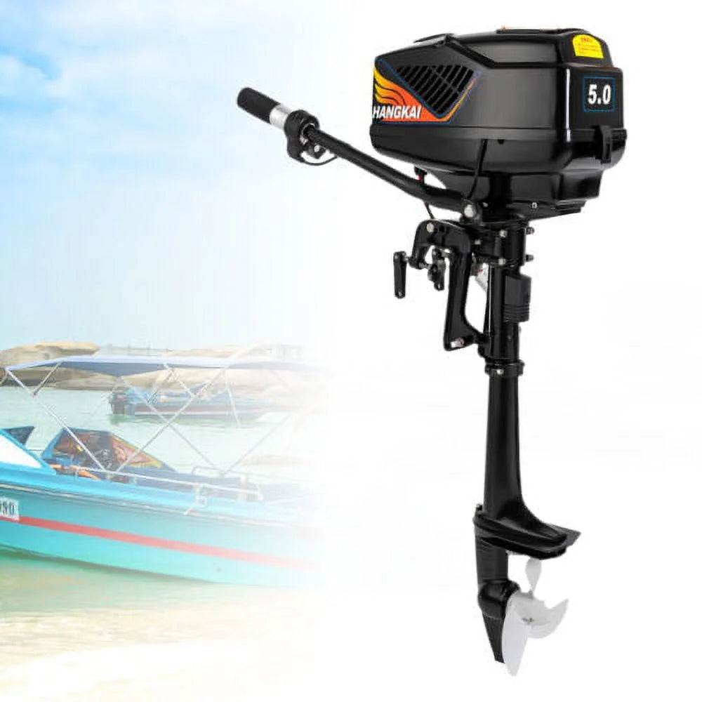 48V Short Shaft Electric Outboard Motor 5.0HP Fishing Boat Trolling Engine