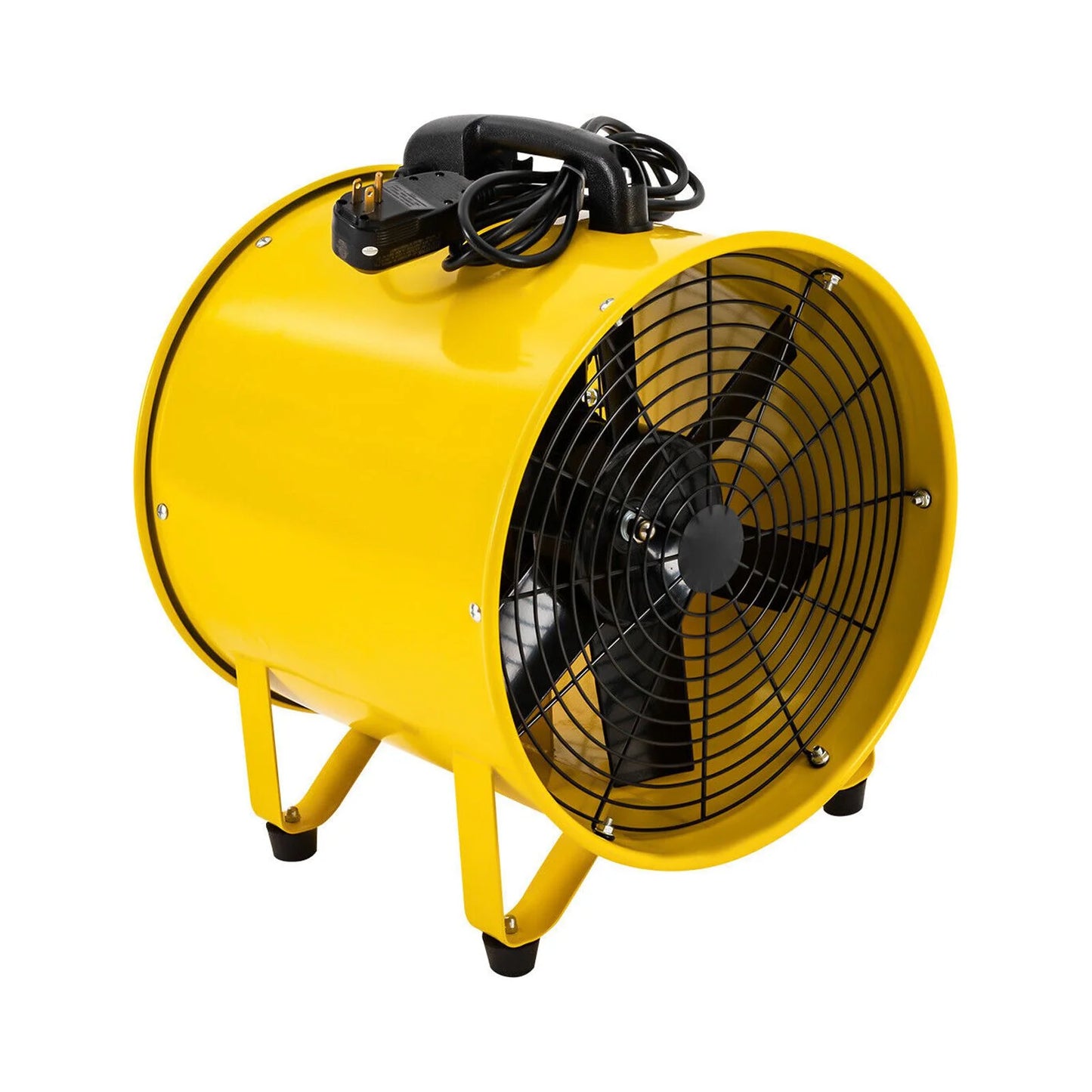 16-Inches Utility Blower Exhaust Fan 1100W 2160 & 3178 CFM High-Velocity Portable Ventilator, Low Noise with 32.8ft Duct Hose, Fume Extractor for Home and Job Site