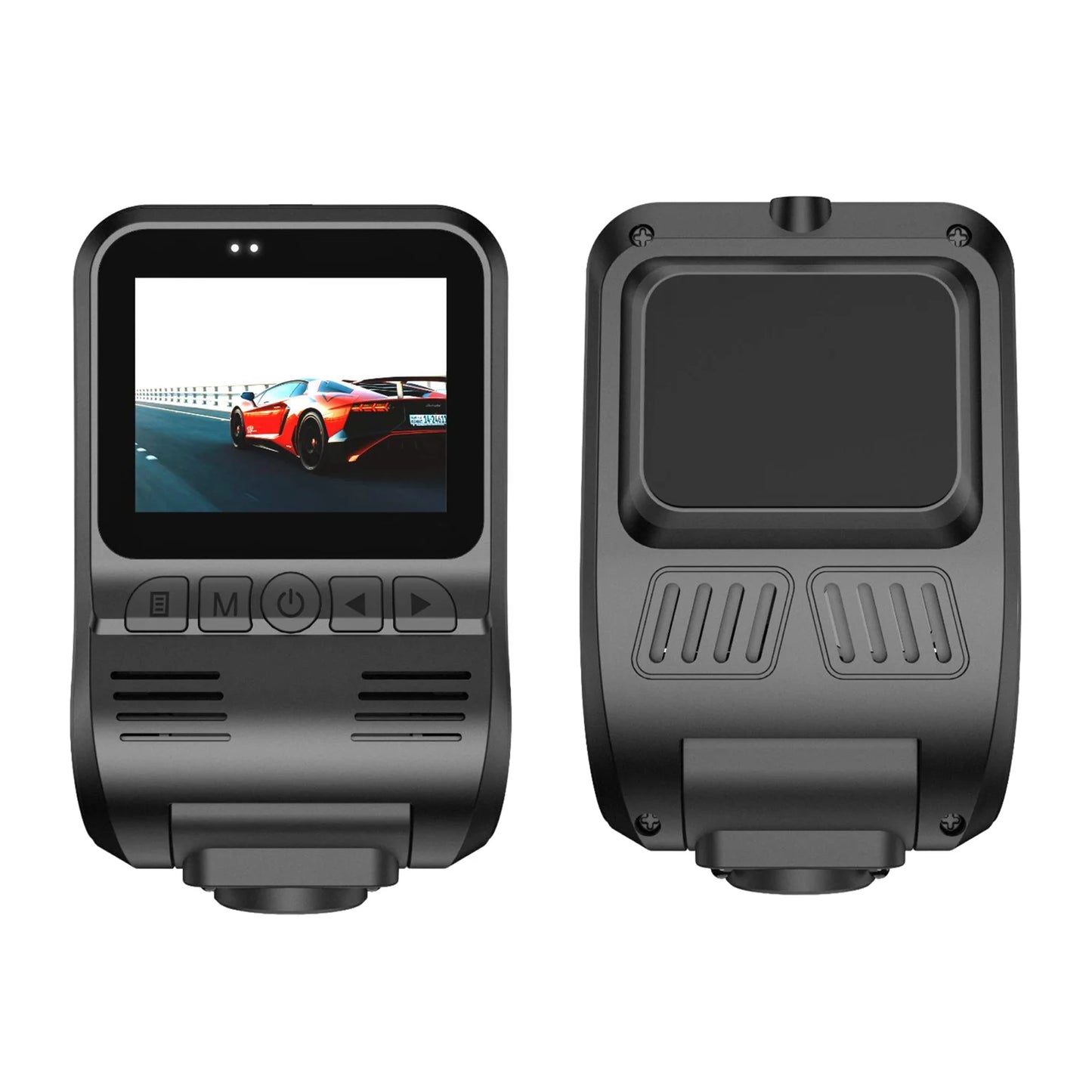 1080P Front and 720P Rear Dash Cam - Dual Camera Driving Recorder with Hidden Camera - Loop Recording, Multiple Exposure, and Shake Resistance - Enhanced Car Safety